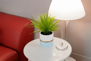 Decorative cement jar 102x94 mm - 6 pcs mix color-5