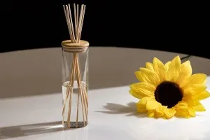 Barattolo in vetro da 250 ml, tondo con tappo in legno e gomma-5