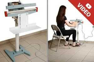 Heißsiegelmaschine mit elektromagnetischem Verschluss (für Tüten und Doy Pack) - Schweißlänge (vertikal) 47cm