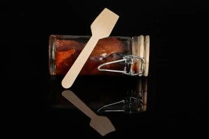 95 mm wooden spoons in individual packaging - 100 pcs-3