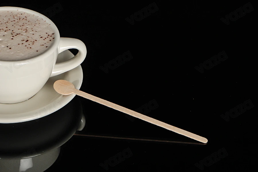 Wooden stirrer 150 mm in individual paper package - package of 100 pcs-