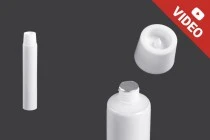 Σωληνάριο πλαστικό 5 ml με εσωτερική επίστρωση αλουμινίου και βιδωτό καπάκι - 12 τμχ Σωληνάριο πλαστικό 5 ml με εσωτερική επίστρωση αλουμινίου και βιδωτό καπάκι - 12 τμχ