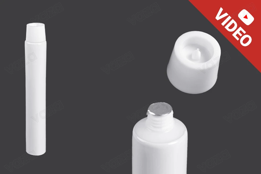 Tub plastik 15 ml me shtresë të brendshme alumini dhe kapak me vidhosje – 12 copë.-imazh_produkt