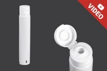 Σωληνάριο πλαστικό 30 ml με εσωτερική επίστρωση αλουμινίου και flip top καπάκι - 12 τμχ Σωληνάριο πλαστικό 30 ml με εσωτερική επίστρωση αλουμινίου και flip top καπάκι - 12 τμχ