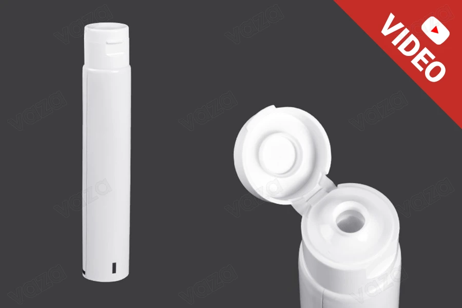 Σωληνάριο πλαστικό 30 ml με εσωτερική επίστρωση αλουμινίου και flip top καπάκι - 12 τμχ Σωληνάριο πλαστικό 30 ml με εσωτερική επίστρωση αλουμινίου και flip top καπάκι - 12 τμχ-εικόνα_προϊοντική