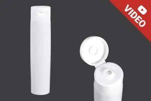 Kunststofftube 100 ml mit Aluminium-Innenbeschichtung und Klappverschluss - 12 Stk-1