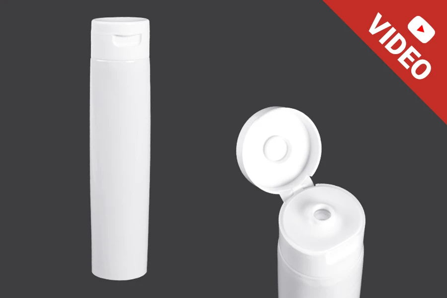 Σωληνάριο πλαστικό 100 ml με εσωτερική επίστρωση αλουμινίου και flip top καπάκι - 12 τμχ Σωληνάριο πλαστικό 100 ml με εσωτερική επίστρωση αλουμινίου και flip top καπάκι - 12 τμχ