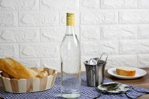 Μπουκάλι γυάλινο διάφανο 700 ml (PP 28) για ούζο-2
