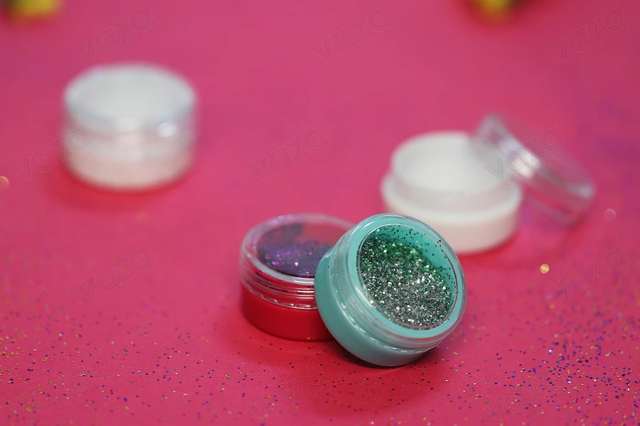 5-ml-Acrylglas mit transparentem Deckel in verschiedenen Farben – 12 Stück 5-ml-Acrylglas mit transparentem Deckel in verschiedenen Farben – 12 Stück-bildgruppe