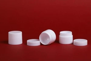 Cremedose 5ml aus Kunststoff doppelwandig mit Abdichtscheibe -12 Stücke-7