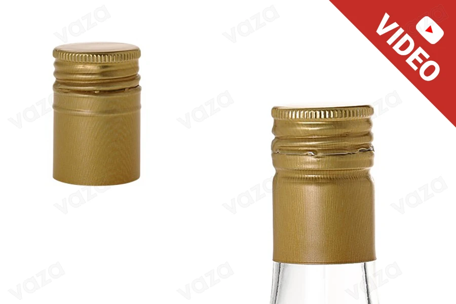 Aluminium pre-threaded screw cap PP28 Aluminium pre-threaded screw cap PP28-image_product