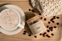 Coffee Αρωματικό κερί σόγιας με βαμβακερό φυτίλι (110gr) Coffee Αρωματικό κερί σόγιας με βαμβακερό φυτίλι (110gr)