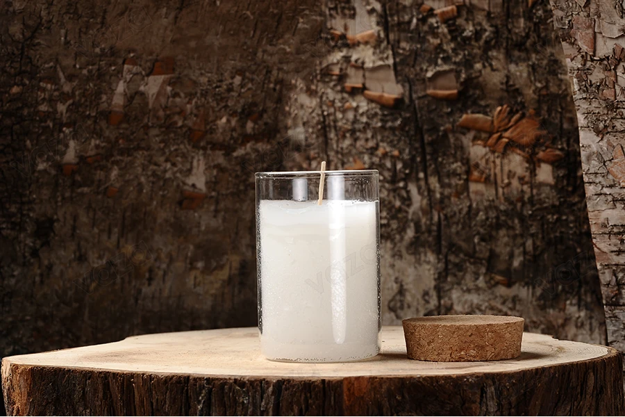 200ml Glas mit Kork für Kerzen-bildgruppe