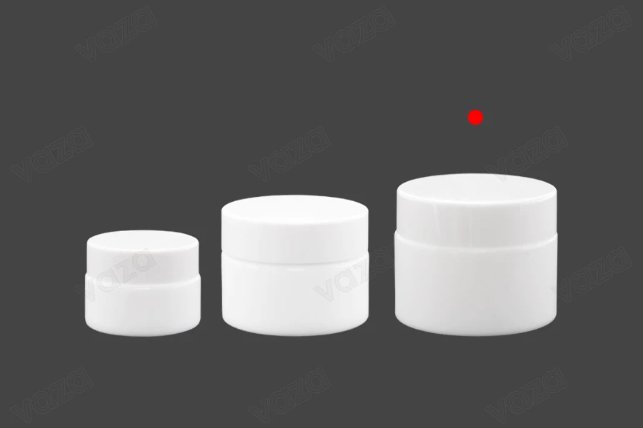 Βάζο για κρέμα 50 ml γυάλινο, λευκό με καπάκι, liner και πλαστικό παρέμβυσμα Βάζο για κρέμα 50 ml γυάλινο, λευκό με καπάκι, liner και πλαστικό παρέμβυσμα-εικόνα_σύνθεση