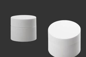 50ml Kunststoff-Doppelglas mit Innendichtung am Deckel und Kunststoff im Glas-1