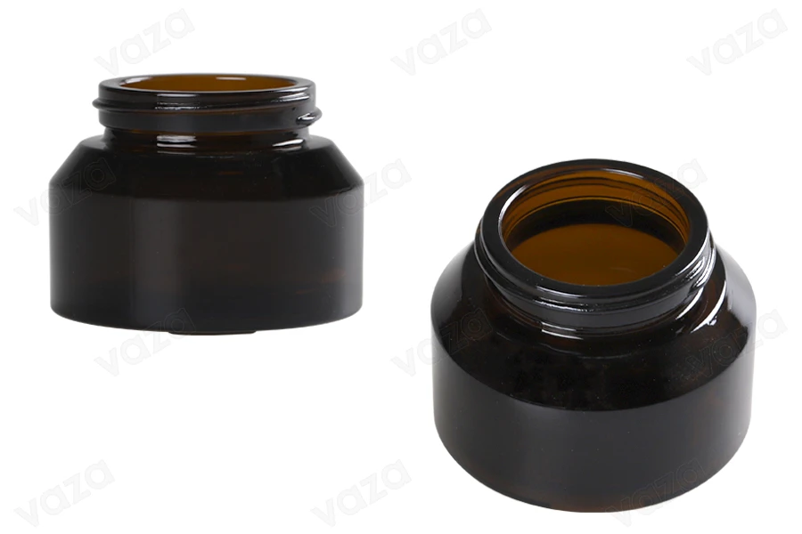 Βάζο 50 ml γυάλινο καραμελέ - χωρίς καπάκι-εικόνα_προϊοντική