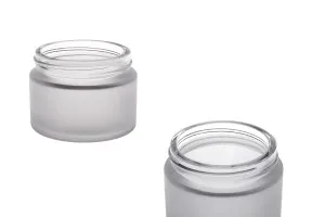50ml glass cream jar in different colours - without a cap-2
