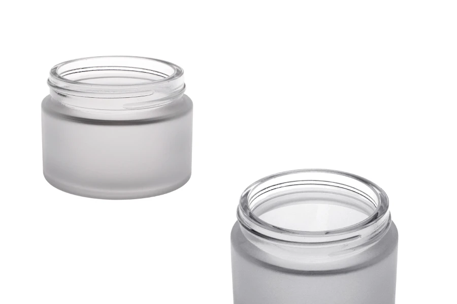 Glas für Cremen 50ml in verschiedenen Farben - ohne Deckel Glas für Cremen 50ml in verschiedenen Farben - ohne Deckel