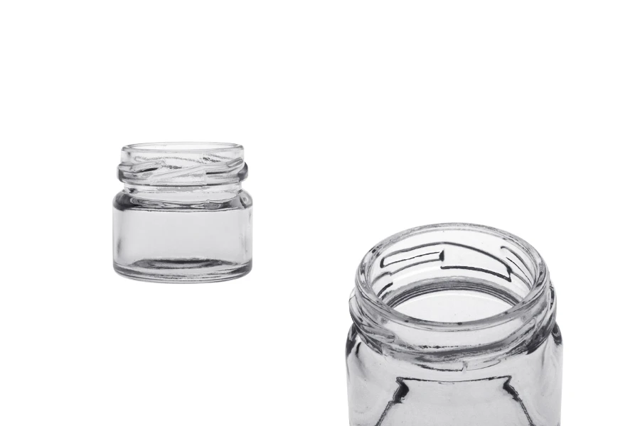 Γυάλινο διάφανο βαζάκι 30 ml - 100 τμχ Γυάλινο διάφανο βαζάκι 30 ml - 100 τμχ
