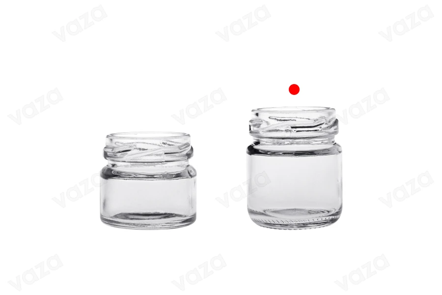 Kavanoz qelqi transparent 40 ml - 100 copë-imazh_grup