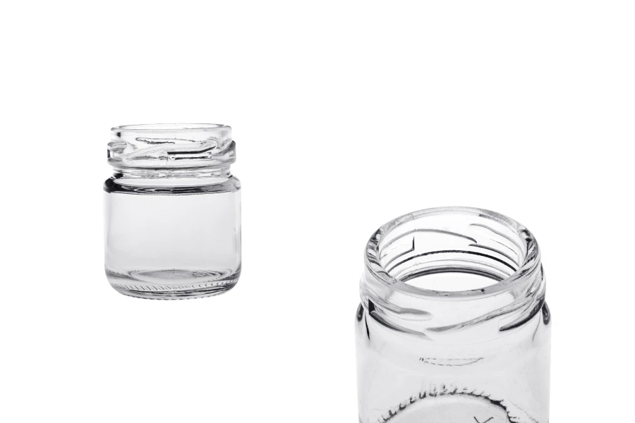 Γυάλινο διάφανο βαζάκι 40 ml - 100 τμχ Γυάλινο διάφανο βαζάκι 40 ml - 100 τμχ