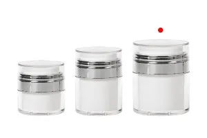50ml airless acrylic jar with transparent lid-8