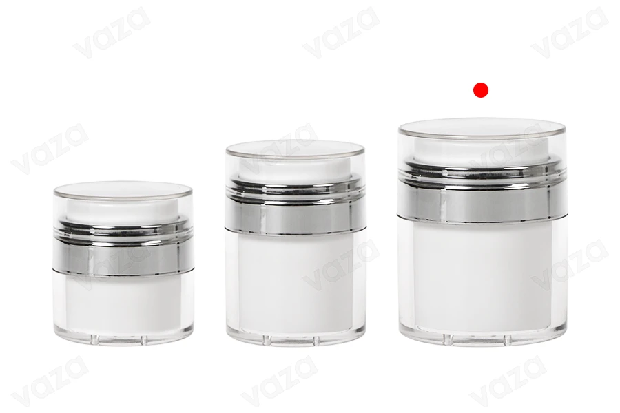 50-ml-Airless-Acrylglas mit transparentem Deckel-bildgruppe