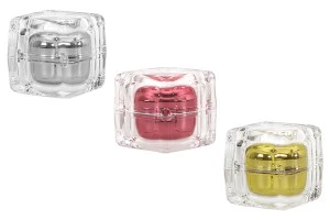 Βάζο πολυτελείας 50 ml για κρέμα, ακρυλικό με εσωτερικό παρέμβυσμα στο καπάκι και πλαστικό στο βάζο-5
