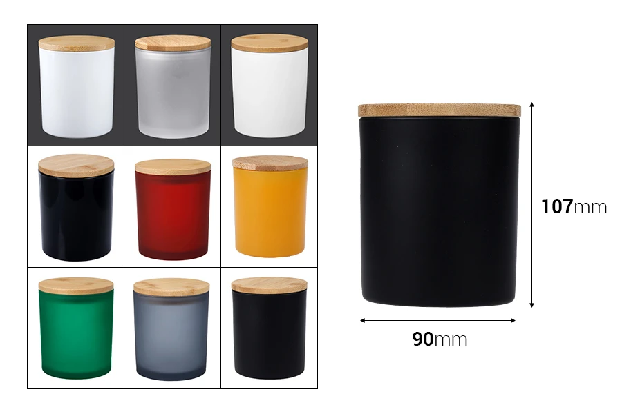 Βάζο γυάλινο 100x90 mm με ξύλινο καπάκι και λάστιχο Βάζο γυάλινο 100x90 mm με ξύλινο καπάκι και λάστιχο