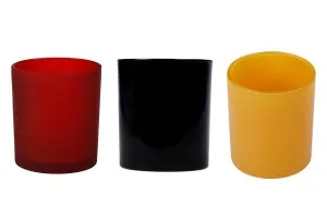Glass jar 100x90 mm (without cap) in different colors-1