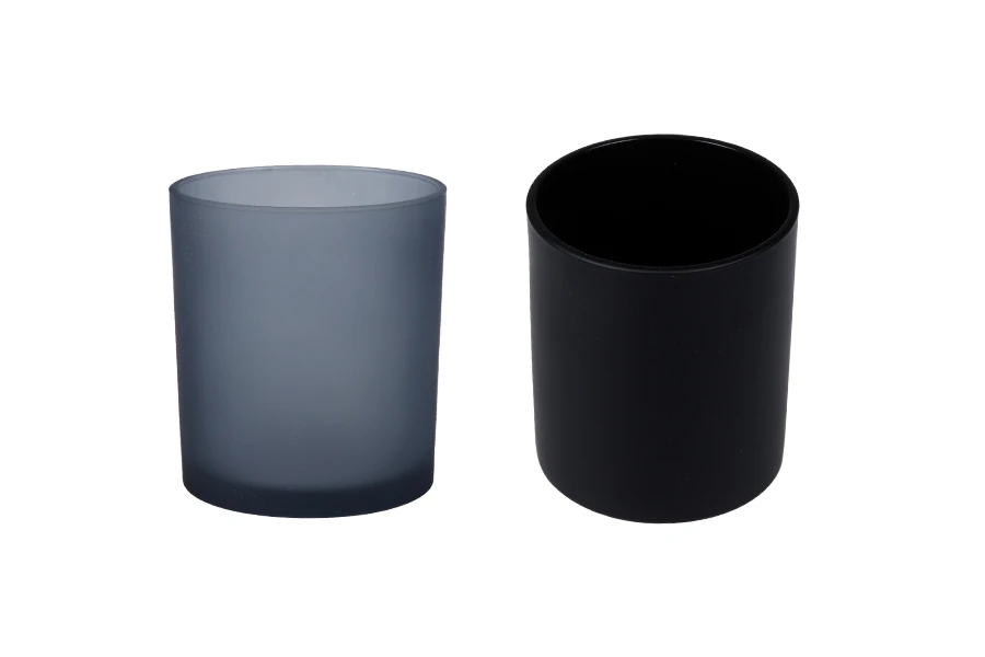 Βάζο γυάλινο 100x90 mm (χωρίς καπάκι) σε διάφορα χρώματα