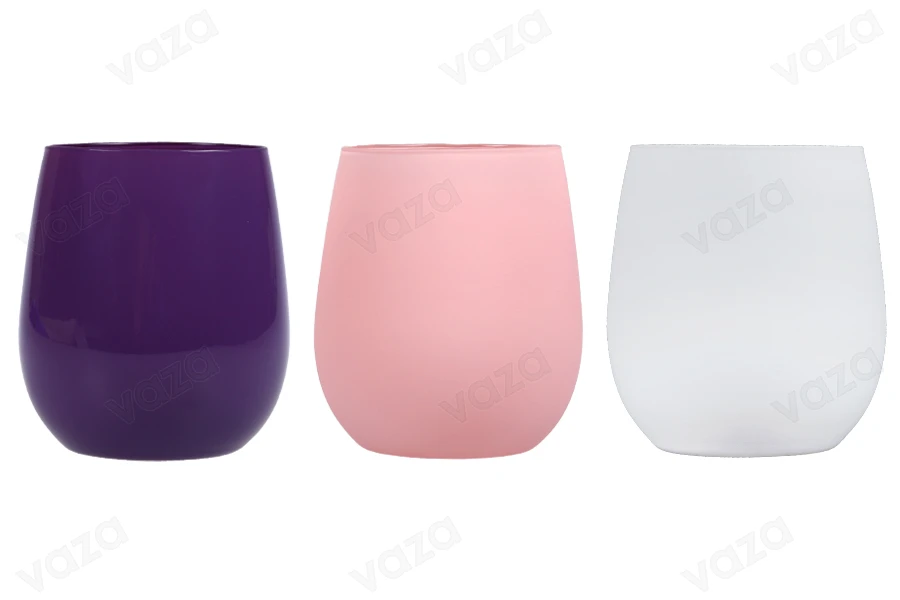 Glass jar 350ml (without cap) in different colors Glass jar 350ml (without cap) in different colors-bildgruppe