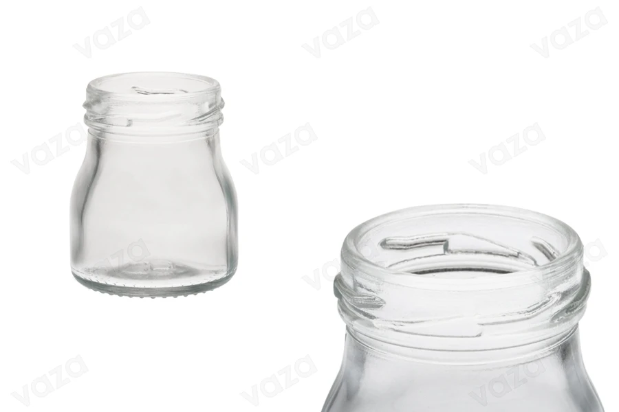 Γυάλινο βαζάκι 50 ml  (Τ.Ο 43)-εικόνα_προϊοντική