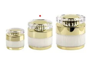 Luxury 30 ml acrylic jar for cream with acrylic cap and plastic gasket-7