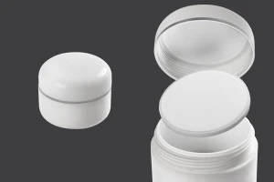 50ml Plastik-Doppelglas mit Silberstreifen auf Deckel und Dichtung - 12 Stck-6