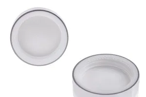 Βάζο γυάλινο 100 ml με καπάκι χρυσό ή ασημί για κρέμες-5