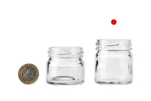 Γυάλινο βαζάκι 40ml *-5
