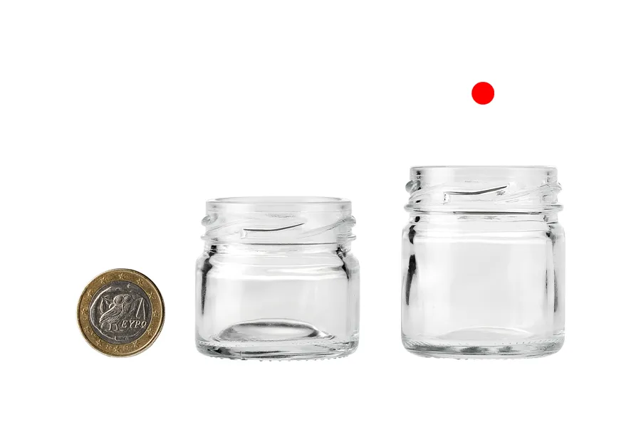Γυάλινο βαζάκι 40ml *