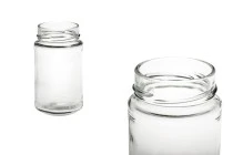 Βάζο γυάλινο 250 ml με στόμιο για καπάκι Deep Τ.Ο 58