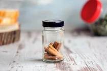 Βάζο γυάλινο 250 ml με στόμιο για καπάκι Deep Τ.Ο 58