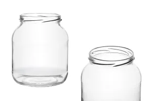 Bocal ovale de 720ml en verre-1
