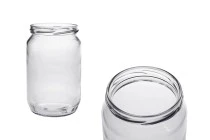Γυάλινο κυλινδρικό βάζο 720 ml διάφανο - για 1 κιλό μέλι * - 12 τμχ Γυάλινο κυλινδρικό βάζο 720 ml διάφανο - για 1 κιλό μέλι * - 12 τμχ