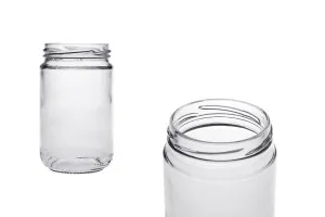 Pot en verre cylindrique 314 ml transparent - pcs-1