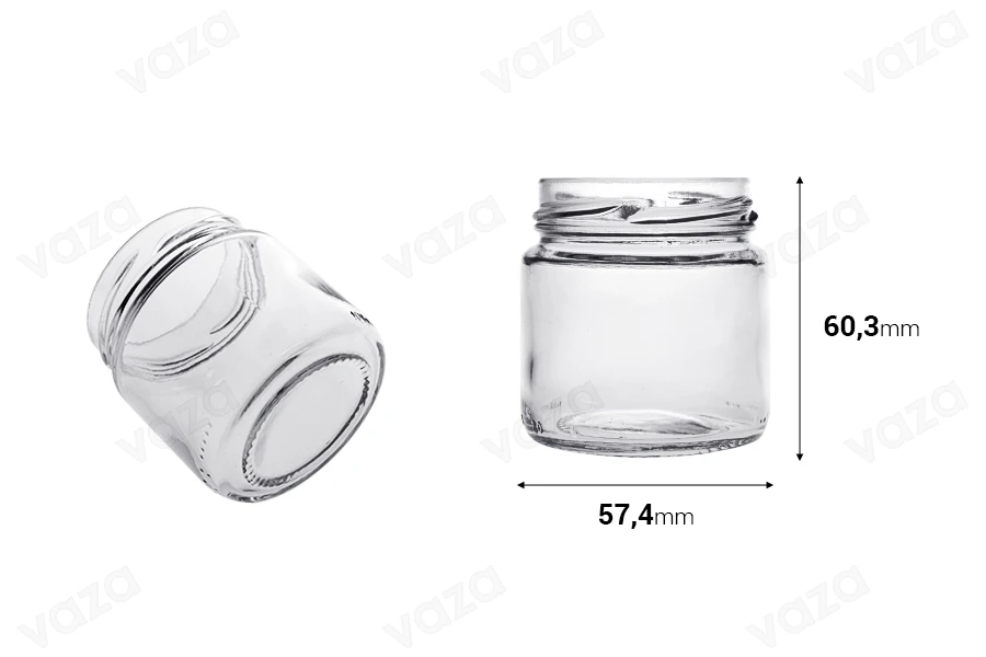 Vaso cilindrico in vetro da 106 ml trasparente-gruppo_immagini