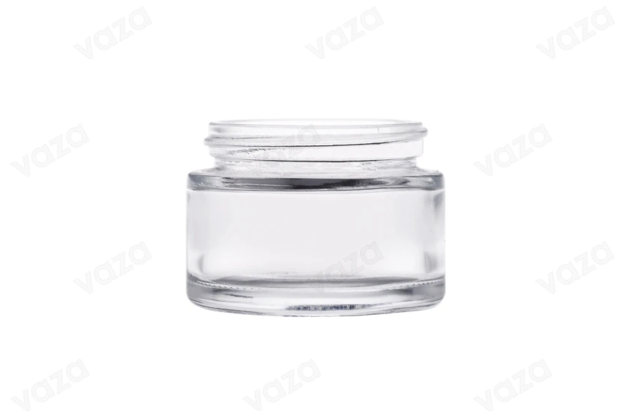 Pot pour crème en verre 50ml en différentes couleurs - sans couvercle-photo_groupe