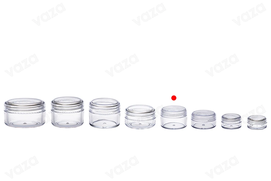 Acryl- Cremedose 15ml mit Deckel -12 Stücke-bildgruppe