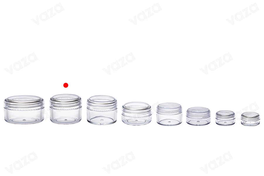 30 ml transparent acrylic jar with cap - 12 pcs-image_group