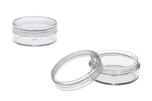 Cremedose 20ml, aus Kunststoff 49x21 mm mit Deckel - 12 Stücke-1