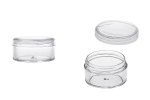 Cremedose 30ml, aus Kunststoff 49x27 mm mit Deckel -12 Stücke-1