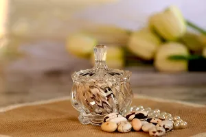 Glass jar for candy 140ml 88x110 mm with lid-3
